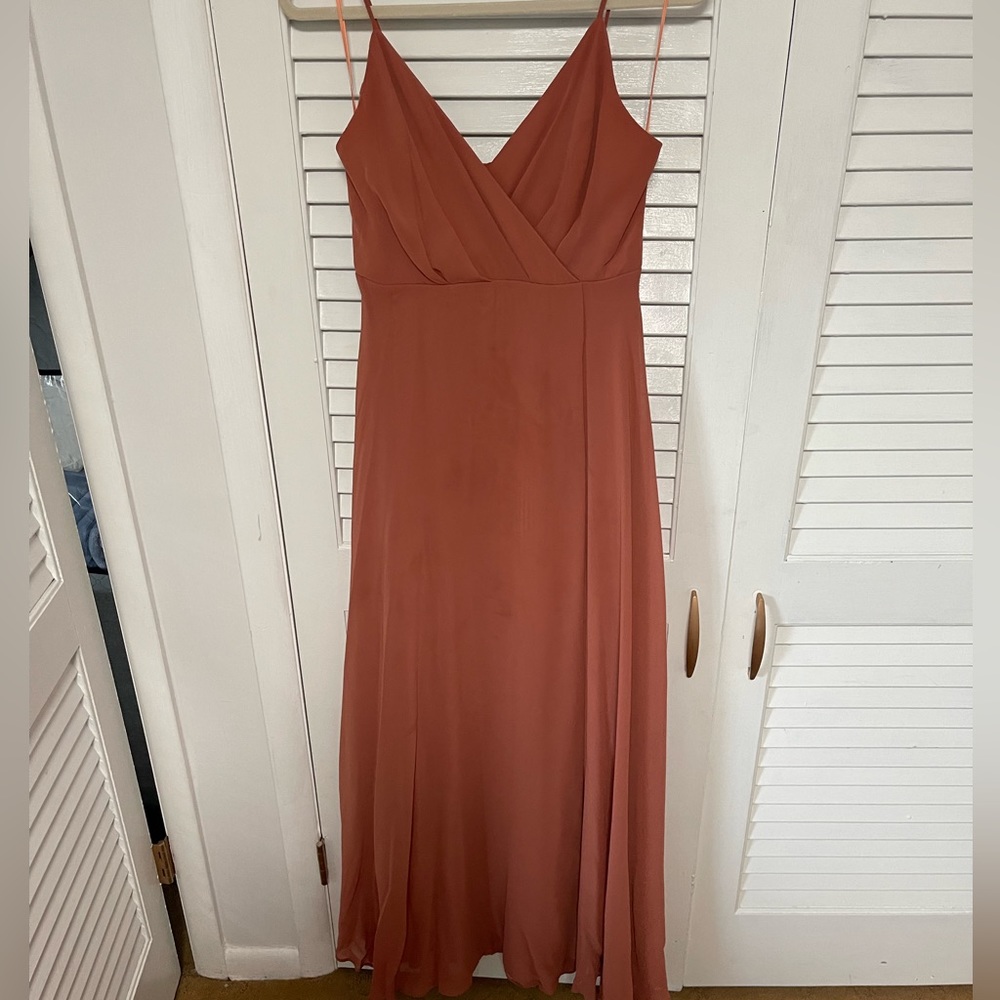 Birdy Grey Size Small Chiffron Terracotta Gwennie Dress